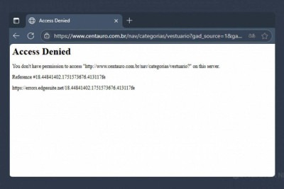 Centauro tirou login do ar após bug que liberou acesso a qualquer conta -  (crédito: Reprodução)