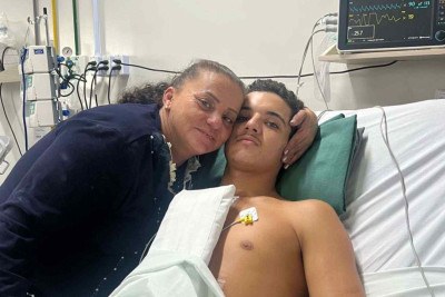 Jovem de 17 anos disparou contra o próprio peito por engano -  (crédito: Hospital Dom Joaquim)