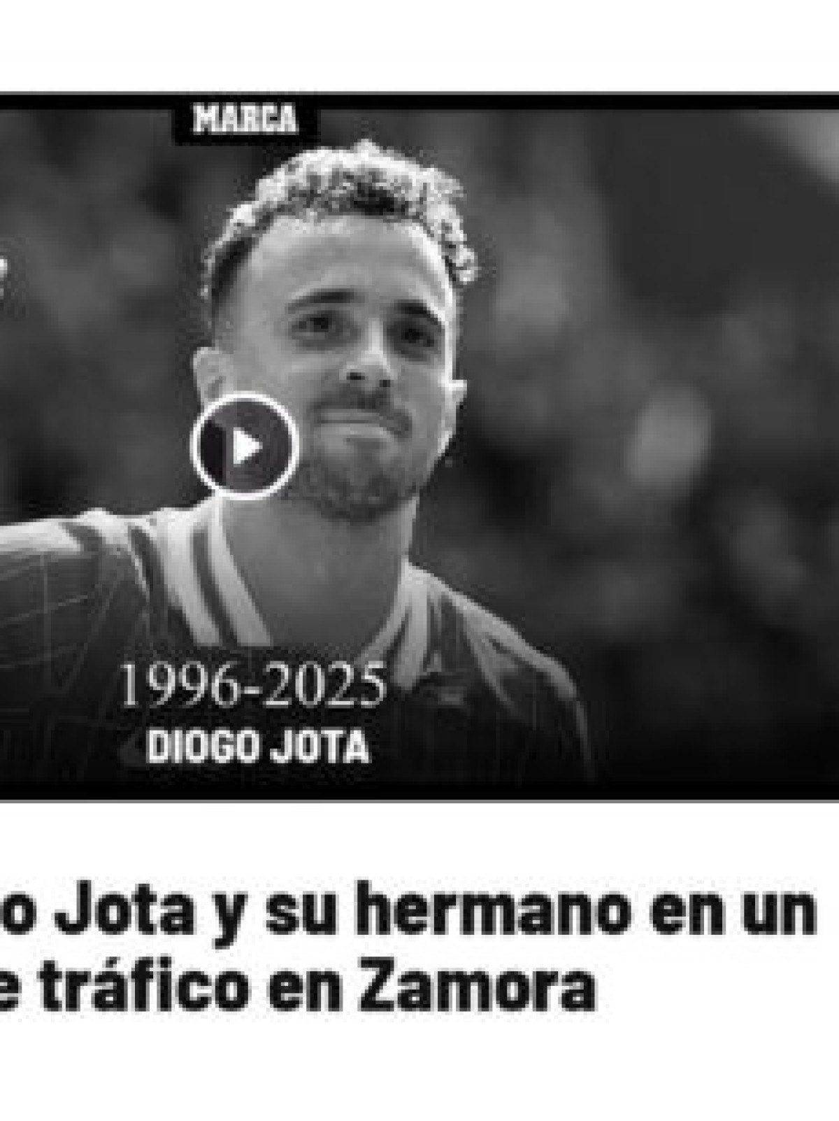 Diogo Jota: jornais pelo mundo repercutem morte do jogador português