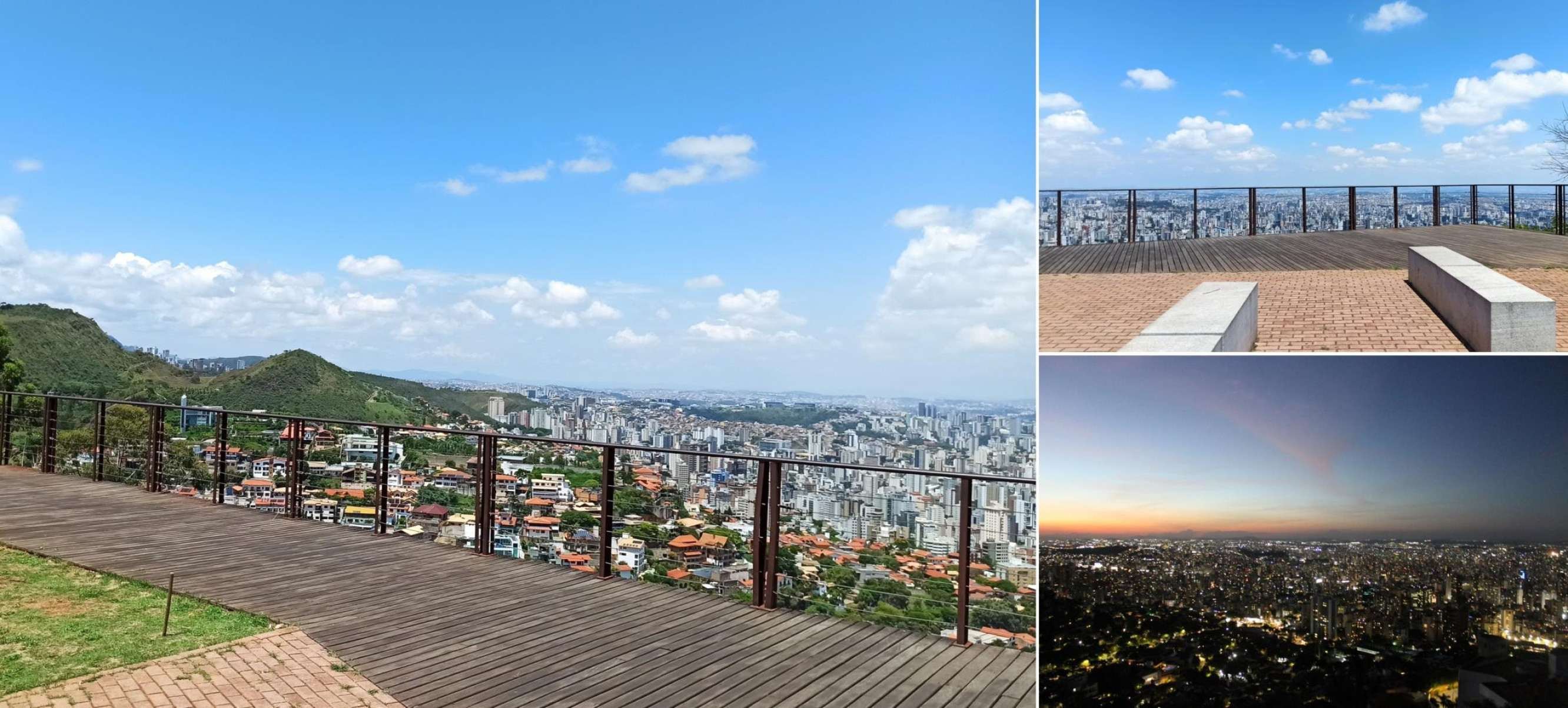 2- Mirante do Mangabeiras - Funcionamento: Diariamente, das 8h às 21h (entrada permitida até às 20h30)
Localizado no bairro das Mangabeiras, na região Centro-Sul, o Mirante do Mangabeiras oferece uma vista panorâmica incrível da cidade e do Parque das Mangabeiras. A área é uma importante reserva ambiental e, por isso, preserva a fauna e a flora da região-Reprodução/Suziane Brugnara