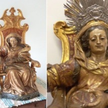 Imagem de Santa Mestra vendida há 70 anos será devolvida a Santa Luzia - MPMG/Divulgação