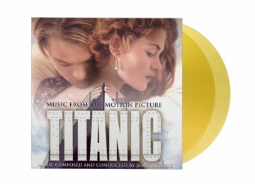 Trilha sonora de 'Titanic' ganha edição especial em vinil duplo amarelo -  (crédito: Little Ambeer Fish)