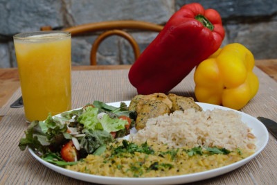 O Croccoveg serve comidas veganas e lacto-vegetarianas -  (crédito: Croccoveg/ Divulgação)