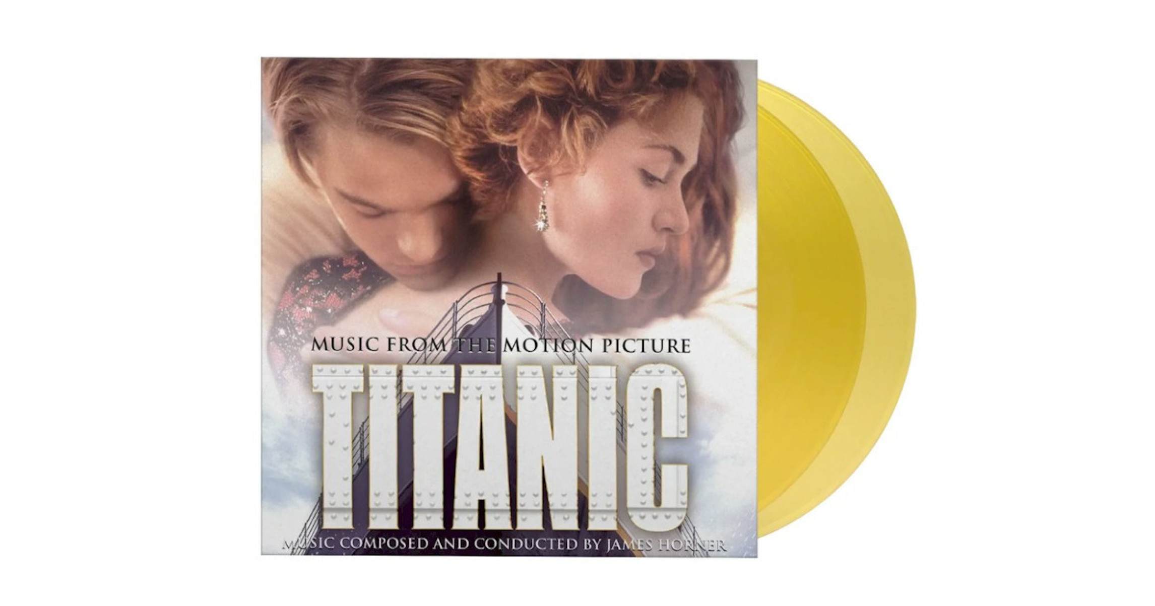 Trilha sonora de 'Titanic' ganha edição especial em vinil duplo amarelo - (crédito: Little Ambeer Fish) Trilha sonora de 'Titanic' ganha edição especial em vinil duplo amarelo - (crédito: Little Ambeer Fish)