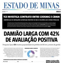 CONFIRA A CAPA DO ESTADO DE MINAS DO DIA 07/07/2025