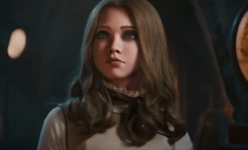 'M3GAN 2 está em cartaz nos cinemas. Imagens do trailer já mostravam a nova aparência da personagem, mais realista, criada por Inteligência Artificial.  -  (crédito: Divulgação)