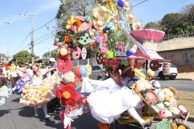 Cortejo Junino marcou o início da 46ª edição do Arraial de Belô -  (crédito: Jair Amaral/EM/D.A. Press)