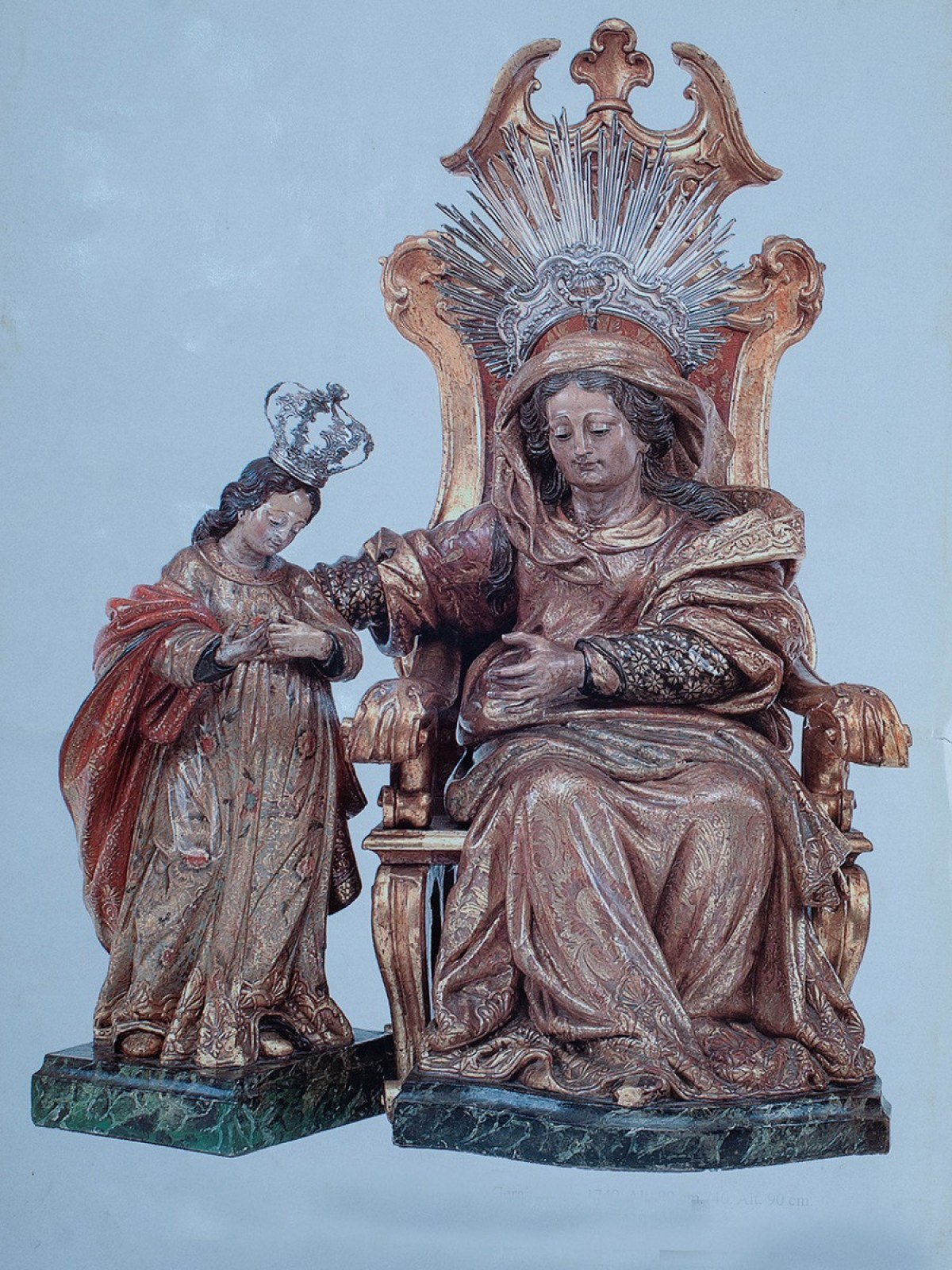 Imagem de Santa Mestra, do século 18