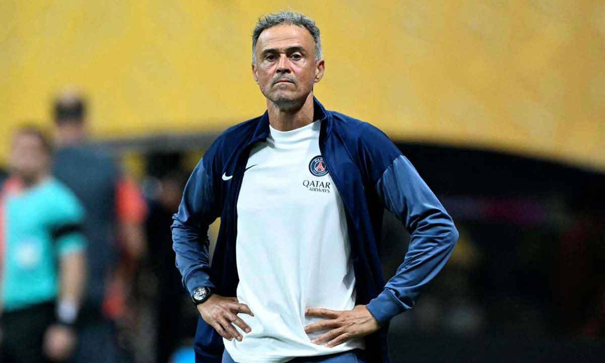 Luis Enrique comanda o Paris Saint-Germain na Copa do Mundo de Clubes -  (crédito: PATRICIA DE MELO MOREIRA/AFP)