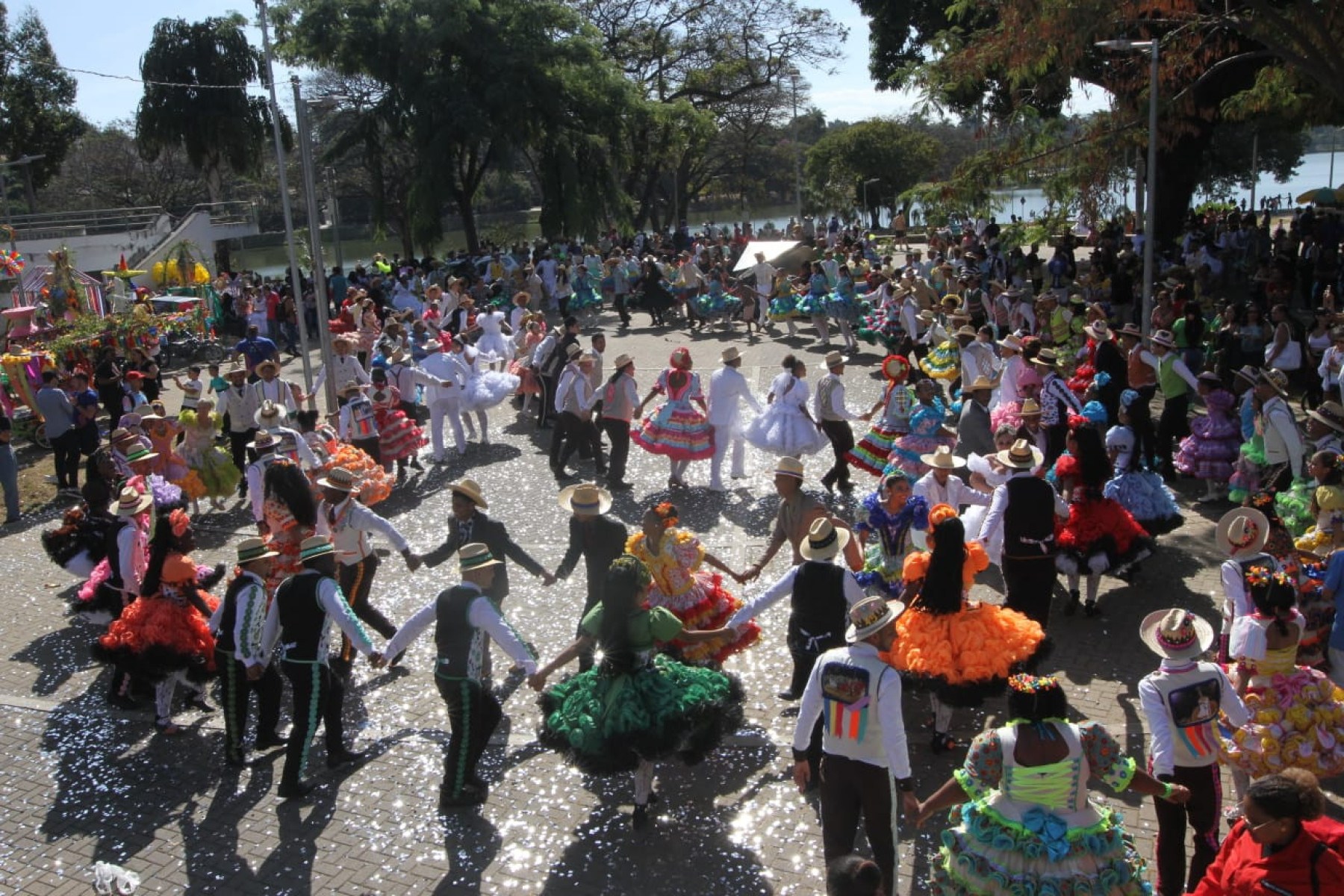 Cortejo Junino marcou o início da 46ª edição do Arraial de Belô-Jair Amaral/EM/D.A. Press