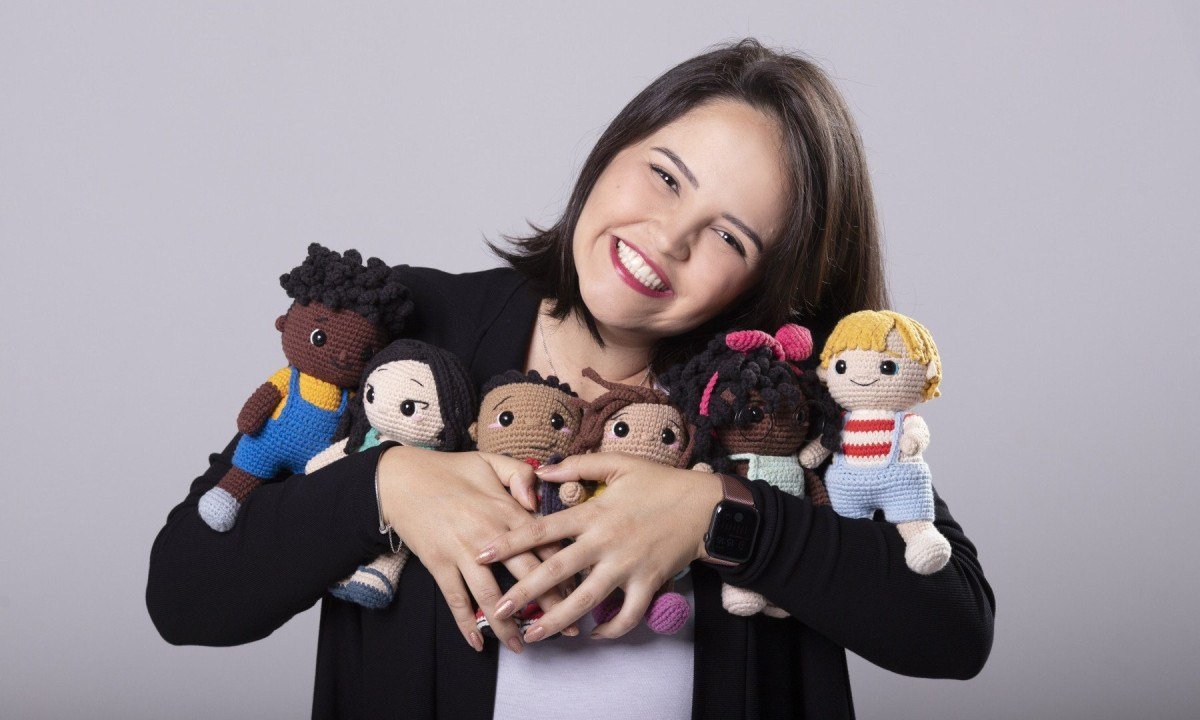 A depress&atilde;o a deixou paralisada por um tempo, mas tamb&eacute;m a empurrou para uma descoberta inesperada: o amigurumi -  (crédito: Reda&ccedil;&atilde;o/Elizangela Brun)