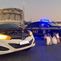 PRF intercepta carga de cocaína que veio de SP com destino a Belo Horizonte - PRF/Divulgação
