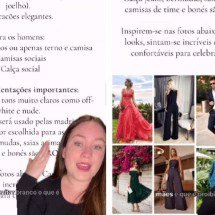 Noiva causa polêmica ao impor regras de vestimenta para o casamento - Reprodução / Instagram