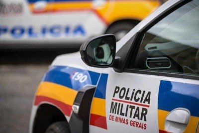 Ele tentou fugir da PM, mas foi capturado depois de uma perseguição intensa -  (crédito: Leandro Couri/EM/D.A. Press)