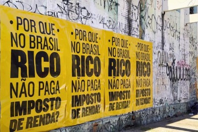 Movimentos sociais convocam ato nacional pela taxação dos super-ricos -  (crédito: Coletivo Alvorada/Divulgaçã)
