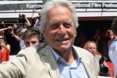 Michael Douglas anunciou aposentadoria, aos 80 anos -  (crédito: AFP)