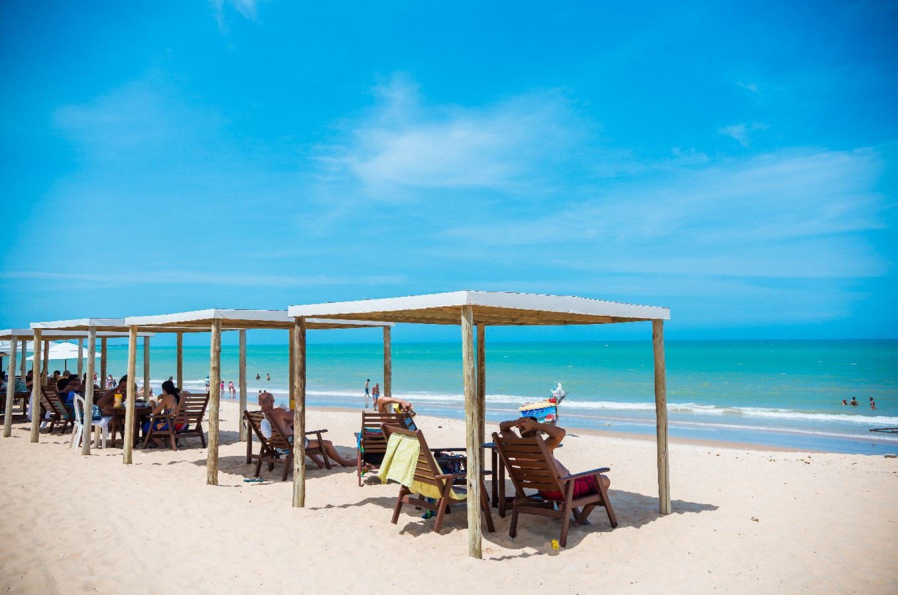 Relaxante: Praia do Mundaí é uma das mais belas de Porto Seguro, não é a toa que é também uma das mais visitadas
- Carlos Altman/EM