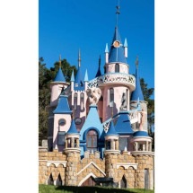  A mansão abriga uma réplica autorizada do famoso castelo da Disneyland Paris, construída como um presente inusitado de um pai para sua filha nos anos 1980 -  (crédito:  nit.pt/Reprodução)