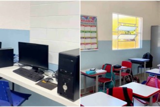Prefeito de Sabará reinaugura escola com estrutura totalmente reformada