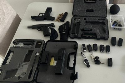 Operação visa o combate ao tráfico de drogas e ao comércio ilegal de armas de fogo  -  (crédito: PF/Divulgação)