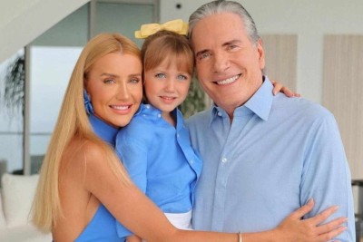 Ana Paula Siebert e Roberto Justus saíram em defesa de Vicky, filha do casal -  (crédito: Reprodução / Instagram)