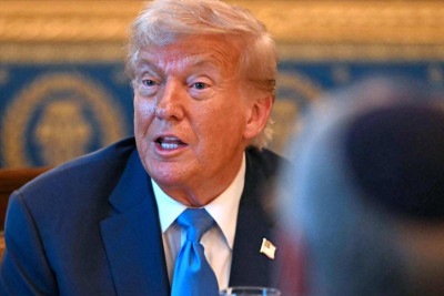 Streaming de Trump está disponível em todo o mundo -  (crédito:  ANDREW CABALLERO-REYNOLDS / AFP)