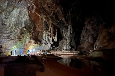 A presença do Rio Peruaçu dá um toque especial a quem visita o Parque Nacional do Norte de Minas -  (crédito: Mariana Xavier Dutra/Divulgação)