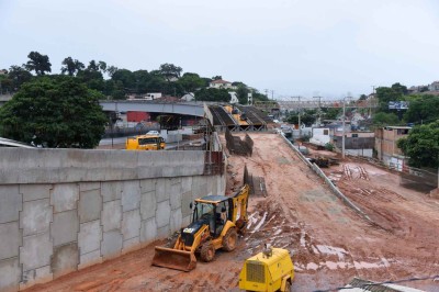 Quase um quarto dos entrevistados na pesquisa apontou a realização de obras na cidade como o ponto forte da atual administração de BH -  (crédito: Gladyston Rodrigues/EM/D.A. Press)