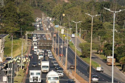 opulação se mostra confiante na melhoria das condições do Anel Rodoviário
 -  (crédito: Alexandre Guzanshe/EM/D.A Press)