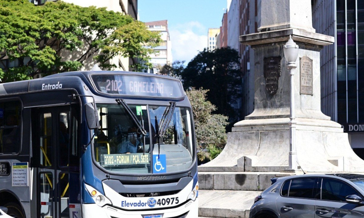 De acordo com a Sumob, 900 mil usuários que dependem do transporte público diariamente -  (crédito: Leandro Couri/EM/D.A. Press )