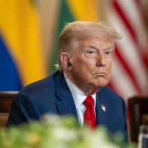 O presidente Donald Trump, dos Estados Unidos, que anunciou taxa de 50% a produtos brasileiros  -  (crédito: Daniel Torok/White House)