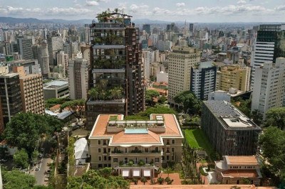 Um hotel de São Paulo teve uma de suas suítes eleita a melhor do mundo pelo prêmio HD Awards 2025, da revista Hospitality Design. -  (crédito: Divulgação/Rosewood São Paulo)