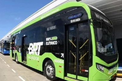 Prefeitura de Montes Claros anuncia compra de 60 ônbus elétricos para o transporte coletivo urbano do município -  (crédito: redes sociais/divulgação)