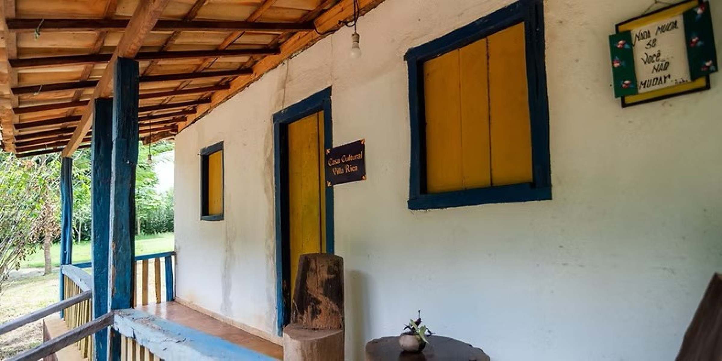 Na pousada Vila Rica, a vivência simples será ouvir o som ao redor e apreciar a natureza -Rede Terra/Divulgação