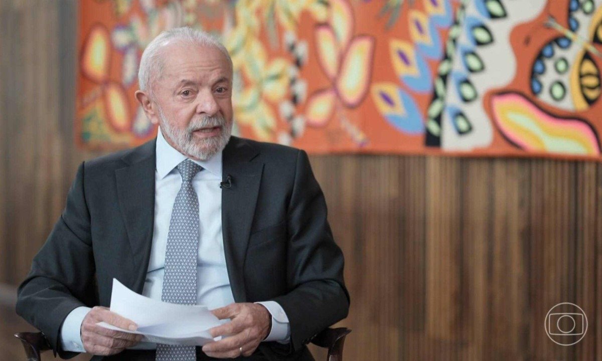 Presidente Lula comentou as tarifas aplicadas por Donald Trump aos produtos brasileiros e a carta divulgada pelo presidente americano -  (crédito: Reprodu&ccedil;&atilde;o/TV Globo)