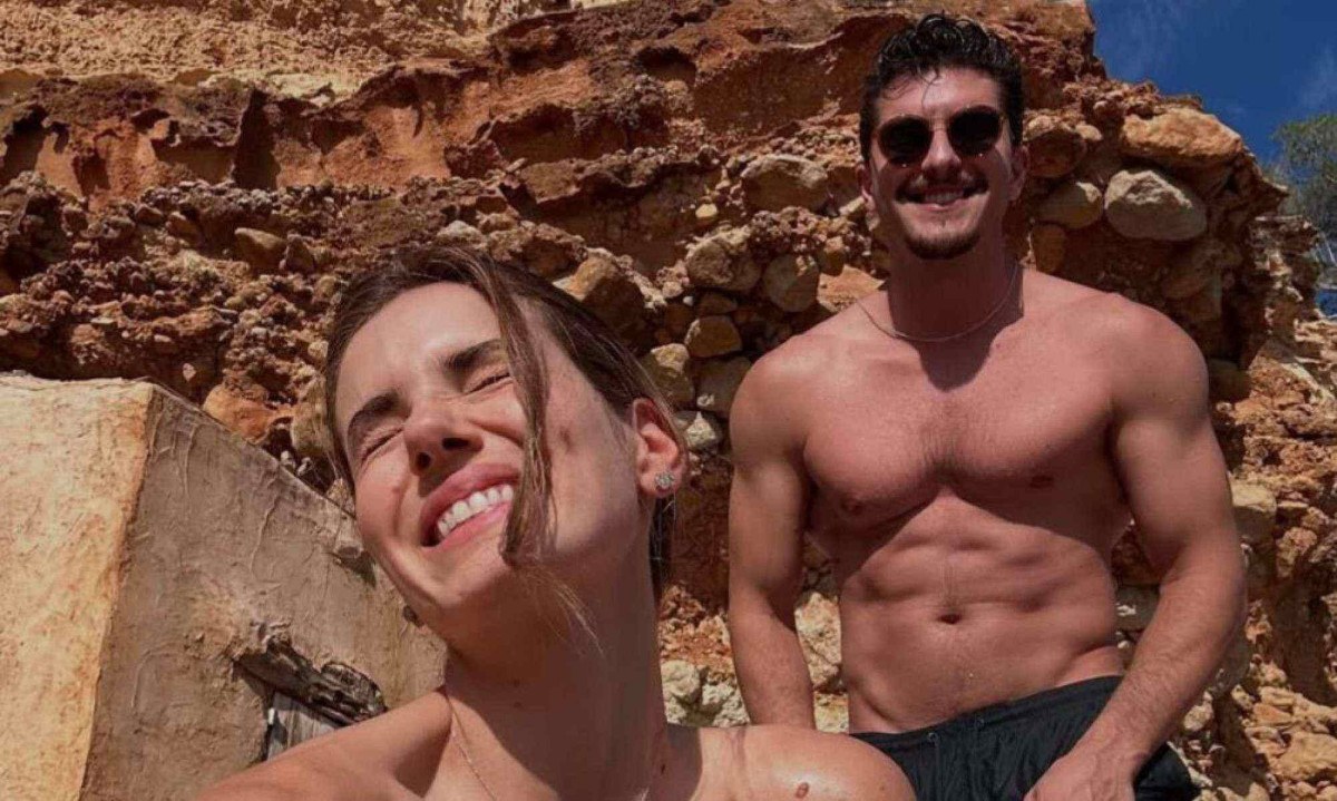 Camila Queiroz anuncia gravidez com Klebber Toledo - (crédito: Tupi - Pablo Oliveira) Camila Queiroz anuncia gravidez com Klebber Toledo - (crédito: Tupi - Pablo Oliveira)