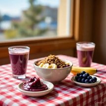 Sétima melhor fruta do planeta: Açaí conquista o gosto mundial - Imagem gerada por i.a 
