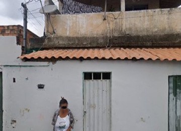 Rua Kiwi, 9, local do atentado, onde homem atirou coquetel molotov -  (crédito: Google maps)