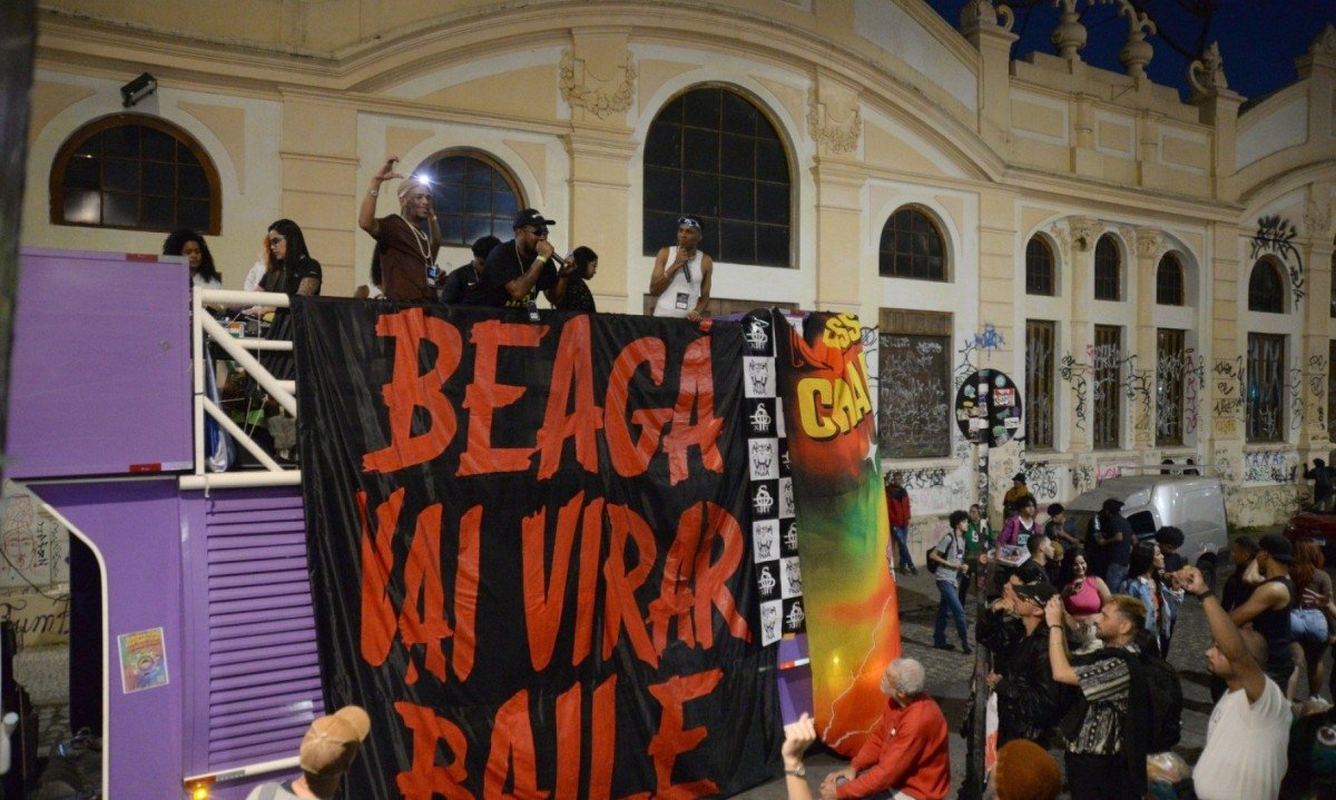 Manifestação contra a criminalização do funk em Belo Horizonte-Túlio Santos/EM/D.A.Press