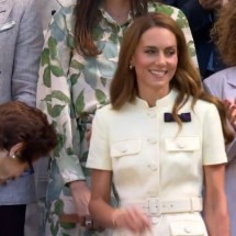Kate Middleton é aplaudida em evento de tênis  -  (crédito: Reprodução)