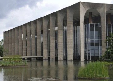 Palácio Itamaraty, projeto icônico de Oscar Niemeyer  -  (crédito: Minervino Júnior/CB/D.A.Press)