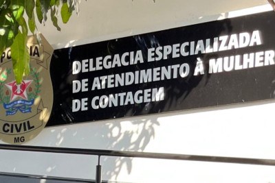 Policiais da DEAM de Contagem agiram rápido e prenderam autor de agressões em flagrante -  (crédito: PCMG)