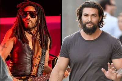 Lenny Kravitz e Jason Momoa estão em lista de homens mais belos segundo revista -  (crédito: Reprodução Harper's Bazaar)
