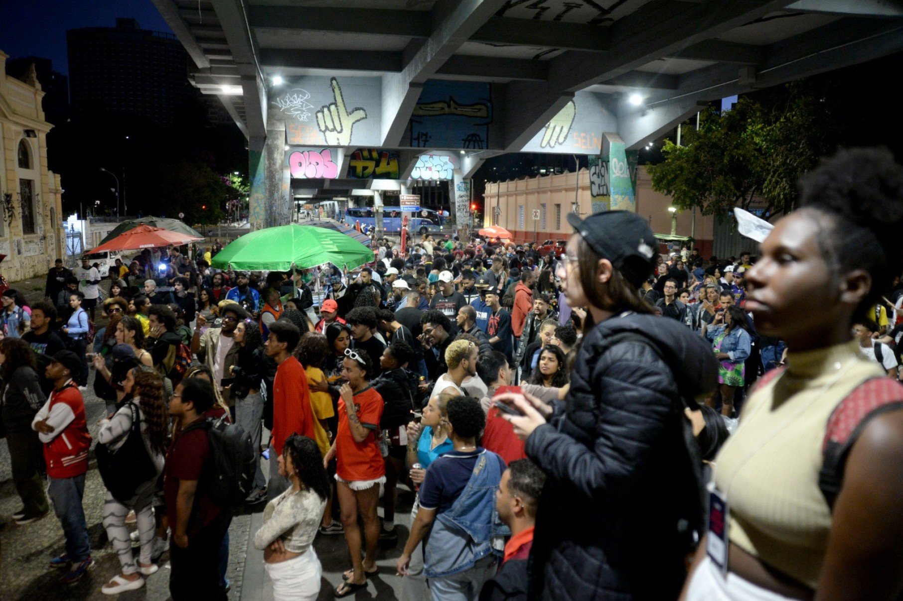 Manifestação contra a criminalização do funk em Belo Horizonte-Túlio Santos/EM/D.A.Press