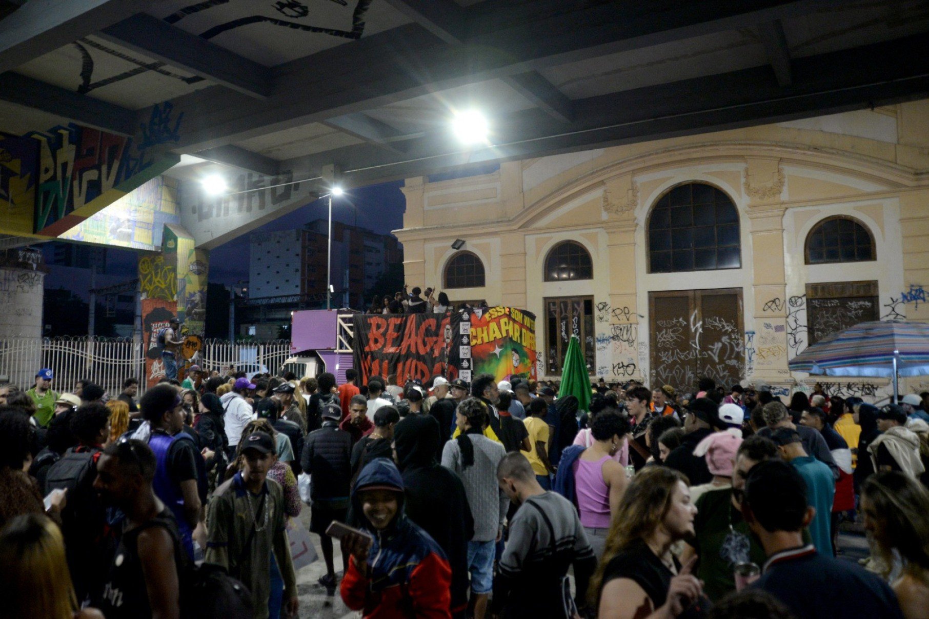 Manifestação contra a criminalização do funk em Belo Horizonte-Túlio Santos/EM/D.A.Press