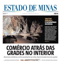 Confira a capa do Estado de Minas do dia 14/07/2025