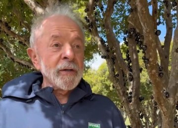 Lula oferece jabuticaba a Trump após tarifa contra o Brasil -  (crédito: Redes sociais/Reprodução)