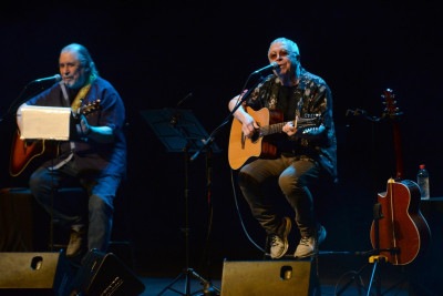 Show de despedida de Sá & Guarabyra traz momento de nostalgia e técnica apurada, sem o impacto que um adeus histórico merecia. -  (crédito: Túlio Santos/E.M./D.A.Press)