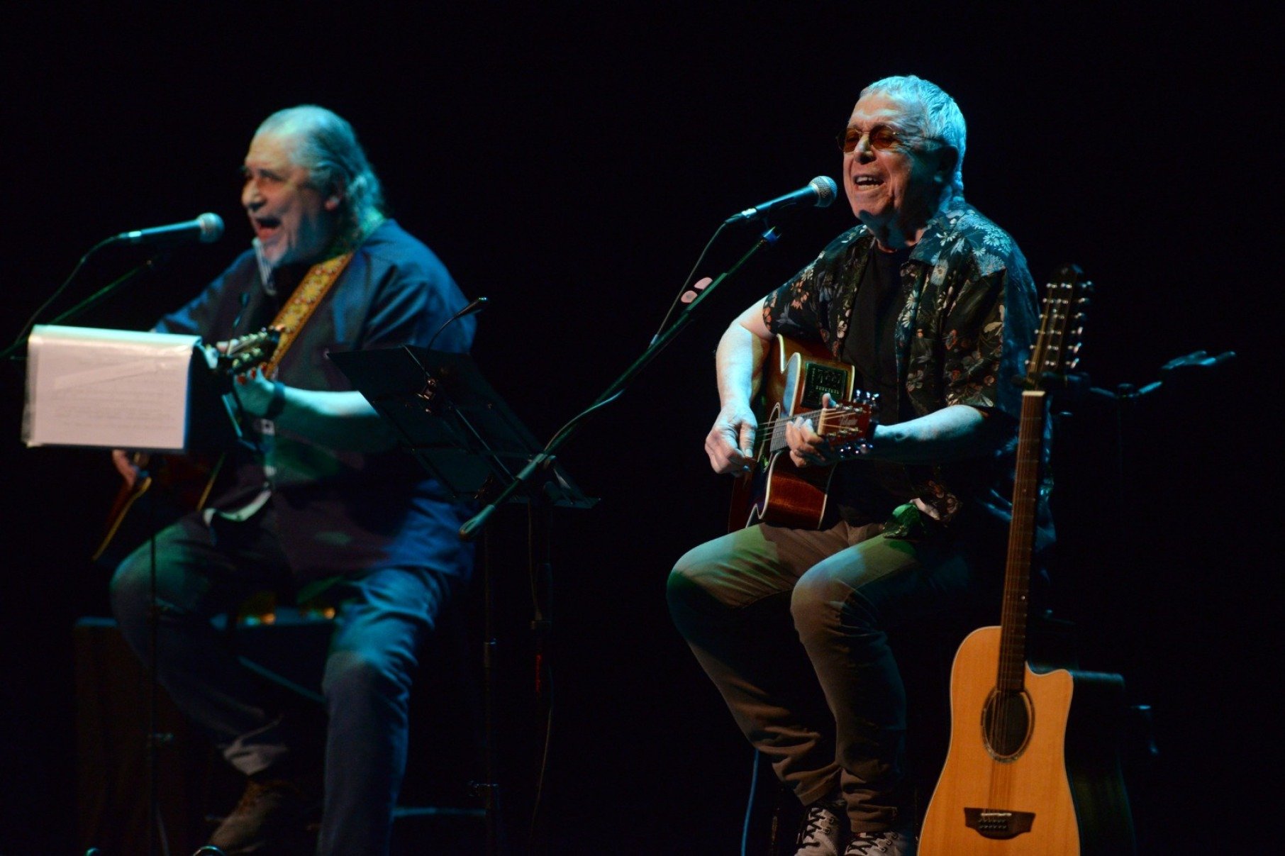 O show, realizado no Grande Teatro Cemig Palácio das Artes, marcou o fim de uma jornada musical iniciada há 53 anos, quando ainda formavam um trio com Zé Rodrix (1947-2009).-Tulio Santos/E.M./D.A.Press 