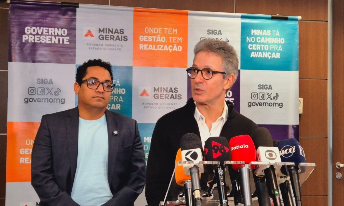 Zema anunciou suspens&atilde;o da consulta das Escolas C&iacute;vico-Militares -  (crédito: Jair Amaral/EM/D.A Press)
